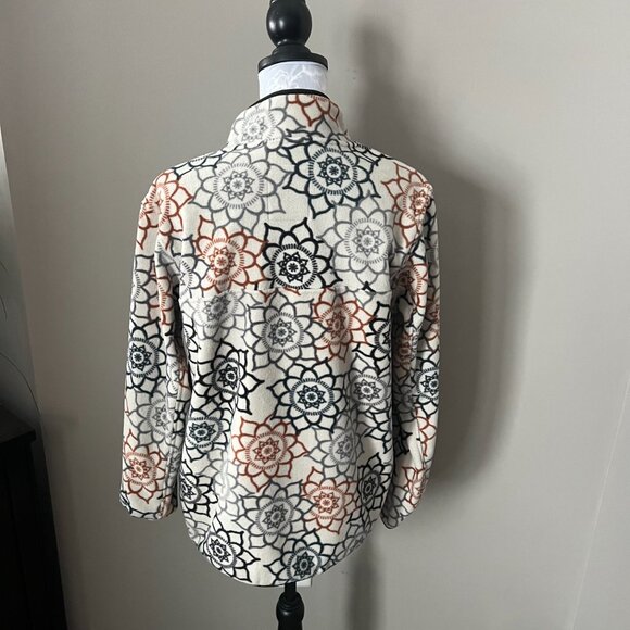 Kavu Geometric Floral Hoodie - Black, Gray, Orange - Picture 6 of 6